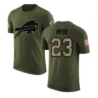 Micah Hyde Buffalo Bills Olive Salute to Service Legend T-Shirt