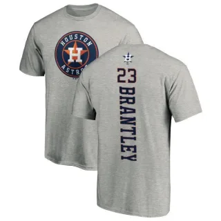 Michael Brantley Houston Astros Backer T-Shirt - Ash