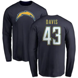 Michael Davis Los Angeles Chargers Name & Number T-Shirt - Navy -