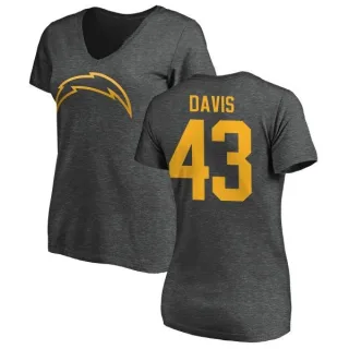 Michael Davis Women's Los Angeles Chargers One Color T-Shirt - Ash