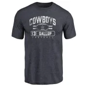 Michael Gallup Dallas Cowboys Flanker Tri-Blend T-Shirt - Navy