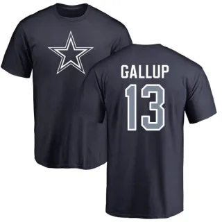 Michael Gallup Dallas Cowboys Name & Number Logo T-Shirt - Navy