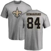 Michael Hoomanawanui New Orleans Saints Name & Number Logo T-Shirt - Ash