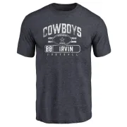 Michael Irvin Dallas Cowboys Flanker Tri-Blend T-Shirt - Navy