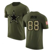 Michael Irvin Dallas Cowboys Olive Salute to Service Legend T-Shirt