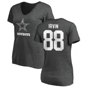 Michael Irvin Women's Dallas Cowboys One Color T-Shirt - Ash