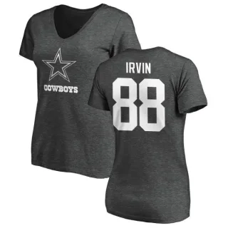 Michael Irvin Women's Dallas Cowboys One Color T-Shirt - Ash