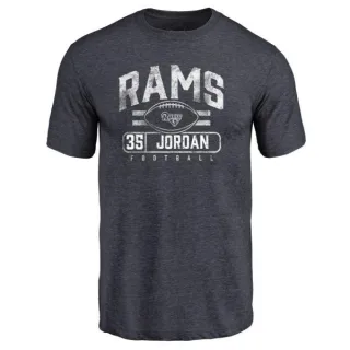 Michael Jordan Los Angeles Rams Flanker Tri-Blend T-Shirt - Navy