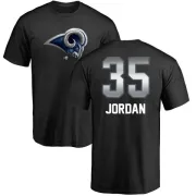 Michael Jordan Los Angeles Rams Midnight Mascot T-Shirt - Black