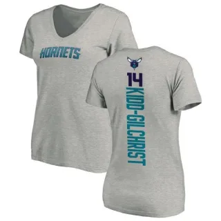 Michael Kidd-Gilchrist Women's Charlotte Hornets Ash Backer T-Shirt