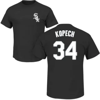 Michael Kopech Chicago White Sox Name & Number T-Shirt - Black