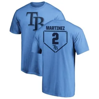 Michael Martinez Tampa Bay Rays RBI T-Shirt - Light Blue