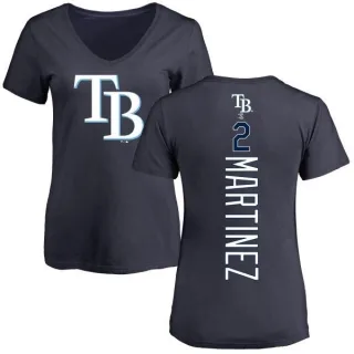 Michael Martinez Women's Tampa Bay Rays Backer Slim Fit T-Shirt - Navy