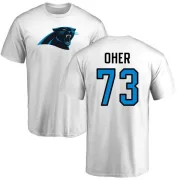 Michael Oher Carolina Panthers Name & Number Logo T-Shirt - White