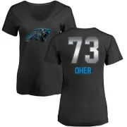 Michael Oher Women's Carolina Panthers Midnight Mascot T-Shirt - Black