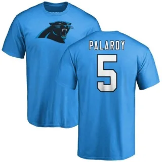 Michael Palardy Carolina Panthers Name & Number Logo T-Shirt - Blue