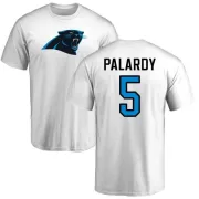 Michael Palardy Carolina Panthers Name & Number Logo T-Shirt - White