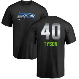 Michael Tyson Seattle Seahawks Midnight Mascot T-Shirt - Black