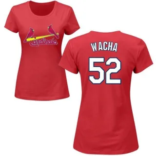 Michael Wacha Women's St. Louis Cardinals Name & Number T-Shirt - Red