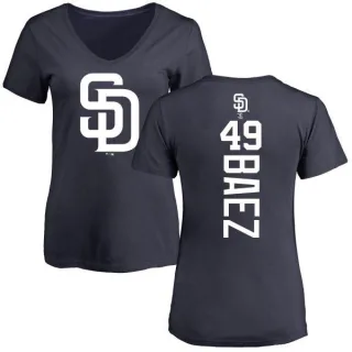 Michel Baez Women's San Diego Padres Backer Slim Fit T-Shirt - Navy