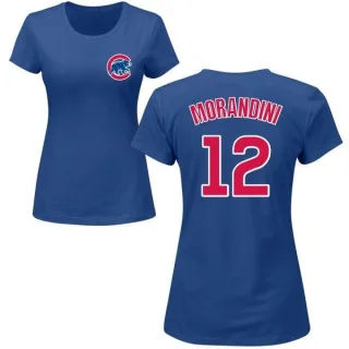 Mickey Morandini Women's Chicago Cubs Name & Number T-Shirt - Royal