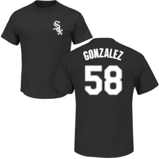 Miguel Gonzalez Chicago White Sox Name & Number T-Shirt - Black