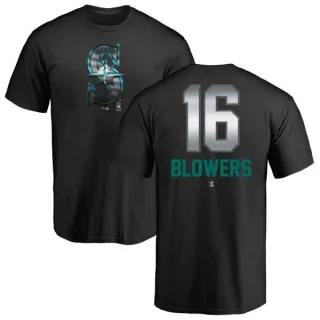 Mike Blowers Seattle Mariners Midnight Mascot T-Shirt - Black