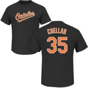 Mike Cuellar Baltimore Orioles Name & Number T-Shirt - Black