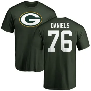 Mike Daniels Green Bay Packers Name & Number Logo T-Shirt - Green