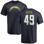 Mike Estes Los Angeles Chargers Name & Number T-Shirt - Navy