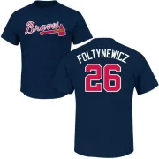 Mike Foltynewicz Atlanta Braves Name & Number T-Shirt - Navy