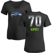 Mike Iupati Women's Seattle Seahawks Midnight Mascot T-Shirt - Black