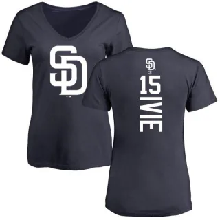 Mike Ivie Women's San Diego Padres Backer Slim Fit T-Shirt - Navy