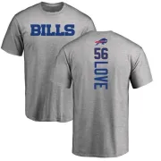 Mike Love Buffalo Bills Backer T-Shirt - Ash