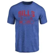 Mike Love Buffalo Bills Flanker Tri-Blend T-Shirt - Royal