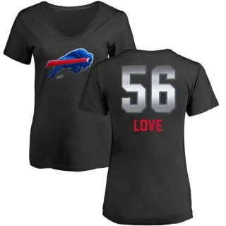 Mike Love Women's Buffalo Bills Midnight Mascot T-Shirt - Black