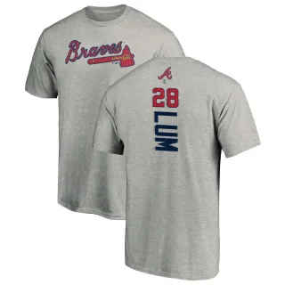 Mike Lum Atlanta Braves Backer T-Shirt - Ash