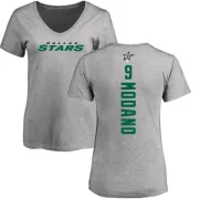 Mike Modano Women's Dallas Stars Backer T-Shirt - Ash