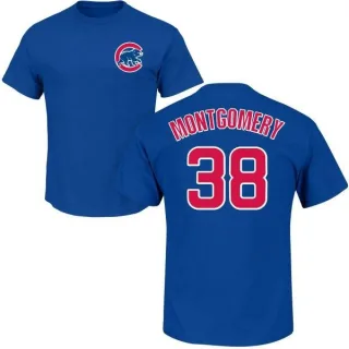 Mike Montgomery Chicago Cubs Name & Number T-Shirt - Royal