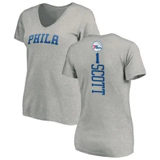 Mike Scott Women's Philadelphia 76ers Ash Backer T-Shirt