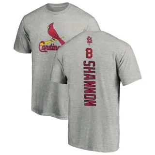 Mike Shannon St. Louis Cardinals Backer T-Shirt - Ash