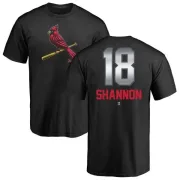 Mike Shannon St. Louis Cardinals Midnight Mascot T-Shirt - Black