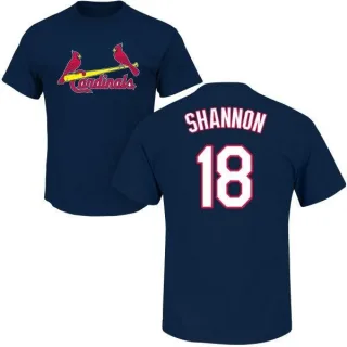 Mike Shannon St. Louis Cardinals Name & Number T-Shirt - Navy