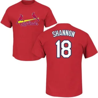 Mike Shannon St. Louis Cardinals Name & Number T-Shirt - Red