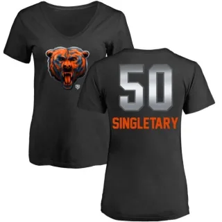 Mike Singletary Women's Chicago Bears Midnight Mascot T-Shirt - Black