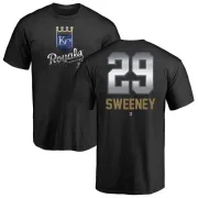 Mike Sweeney Kansas City Royals Midnight Mascot T-Shirt - Black