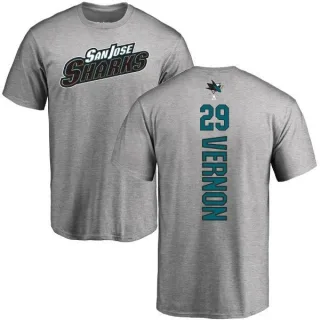 Mike Vernon San Jose Sharks Backer T-Shirt - Ash