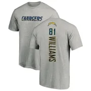 Mike Williams Los Angeles Chargers Name & Number T-Shirt - Heather Gray