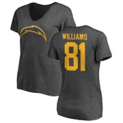 Mike Williams Women's Los Angeles Chargers One Color T-Shirt - Ash