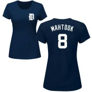 Mikie Mahtook Women's Detroit Tigers Name & Number T-Shirt - Navy